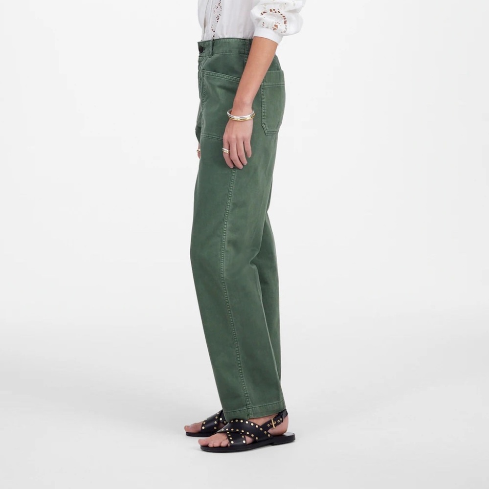 Madewell The Taper-Leg Utility Pant in Garment-Dyed Twill